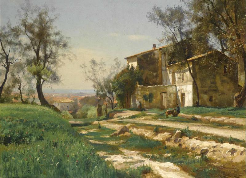 Antonio Mancini The outskirts of Nice